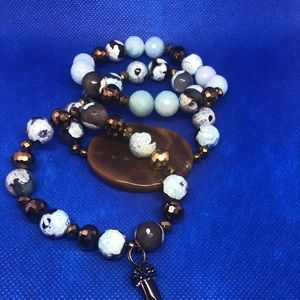 Bronze w/ Dizzy Agates